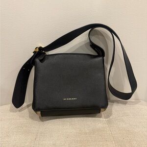 Burberry Black and Gold Shoulder Bag